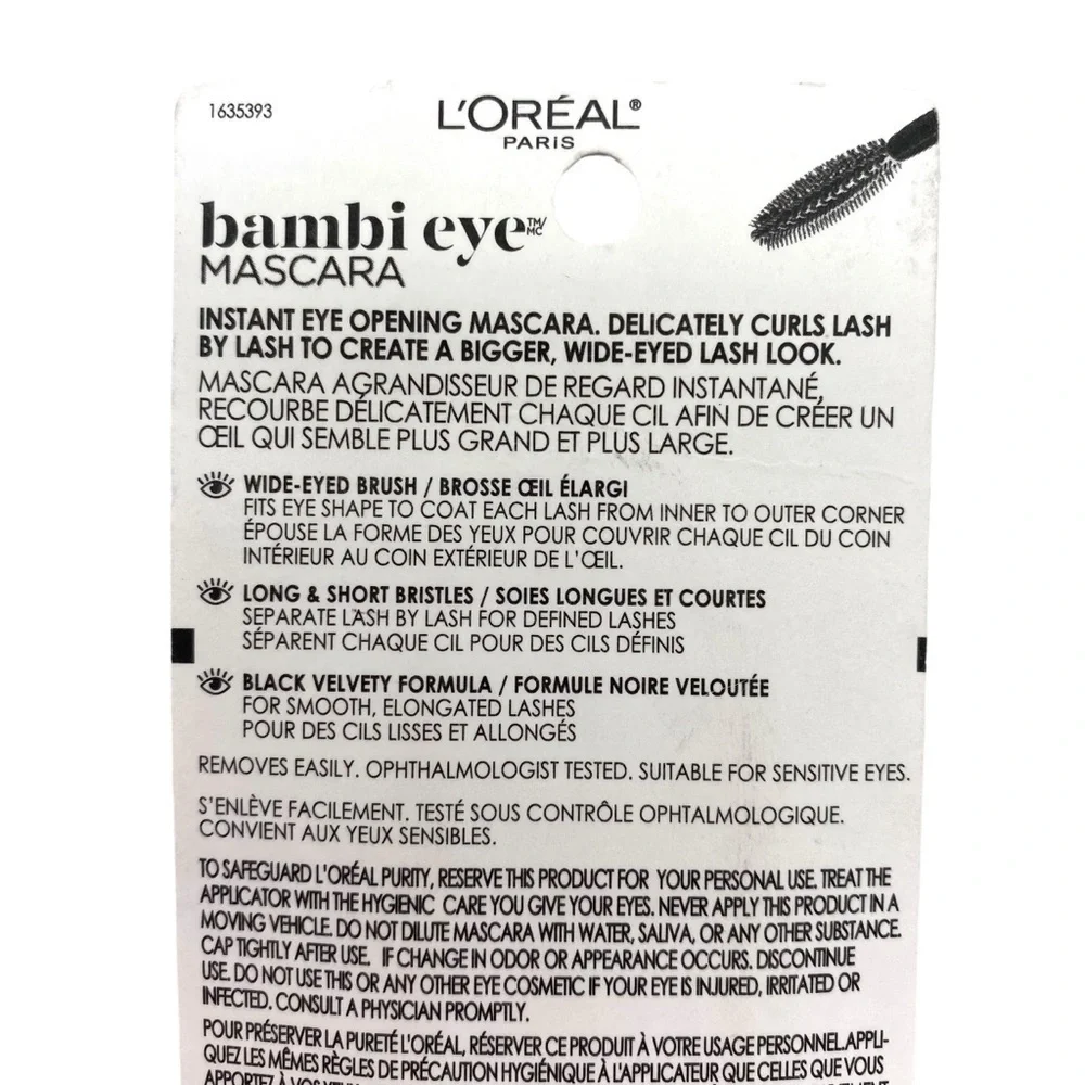 L’Oreal Paris Bambi Eye Volumizing Mascara 400 Blackest Black